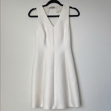 Halston Heritage Ivory/White Cocktail Dress Size 0 Party A-Line Bridal Wedding 