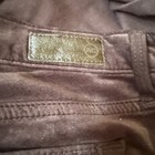 Ag The Legging Super Skinny Brown Velvet Pants 28r — photo 6