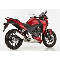 Shark DSX-5 Slip On DäMpfer 2-1 Silber FüR Honda CB500F Bj.2016-2016