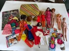Large Lot Of Vintage Barbie Clothes And Accessories 1960's