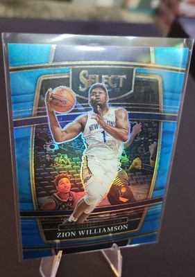 2021-22 Panini Select - Concourse Zion Williamson #96 Light Blue Prizm /299