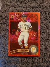 2021 Topps Archives - 2011 Topps Roberto Clemente #242 Red Hot Foil /50