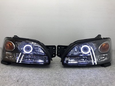 JDM Subaru Legacy BH5 BE5 Facelift COB LED Halo Bi-Xenon Headlights Lights OEM