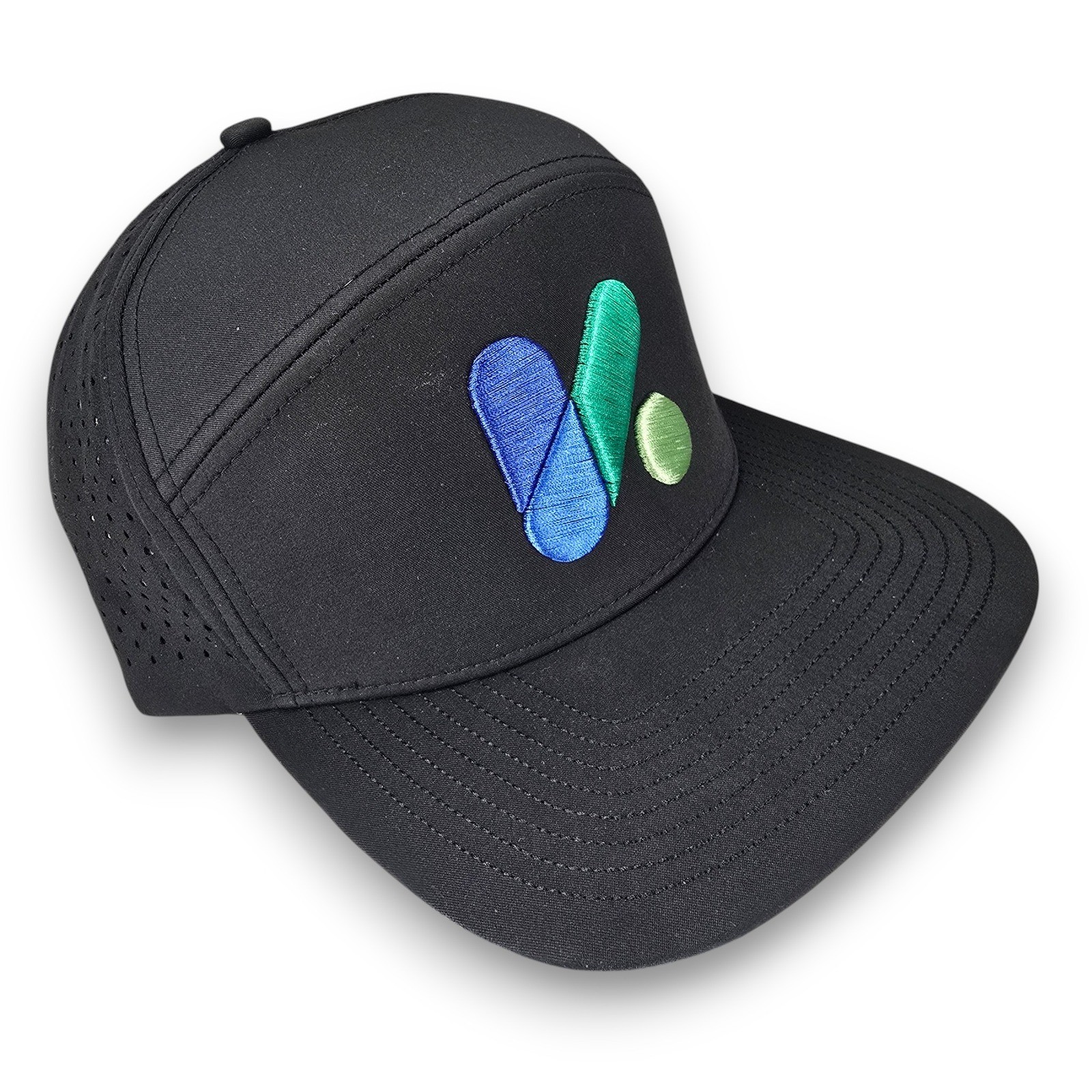 Kinein Black Performance Baseball Cap Embroidered… - image 1