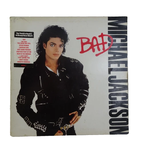 Michael Jackson Bad 1987 UK Epic EPC 450290 1 Gatefold Vinyl LP VG+/VG+
