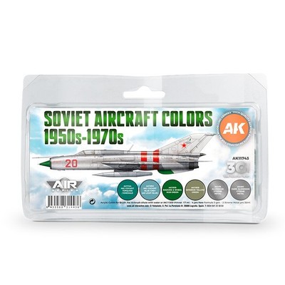 Sowjetische Flugzeugfarben 50er-70er Jahre Set 3. Gen AK interaktiv - AK11743