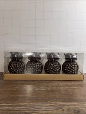 NEW UNOPENED SET OF 4 Owl Candles 2.5&rdquo; Tall Free Shipping