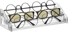 Sunglasses Organizer - Clear Eyeglasses Display - Eyeglasses Storage -Essential