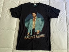 Men's Bruno Mars 2013 The Moonshine Jungle Tour Band T-Shirt - Size M BLACK