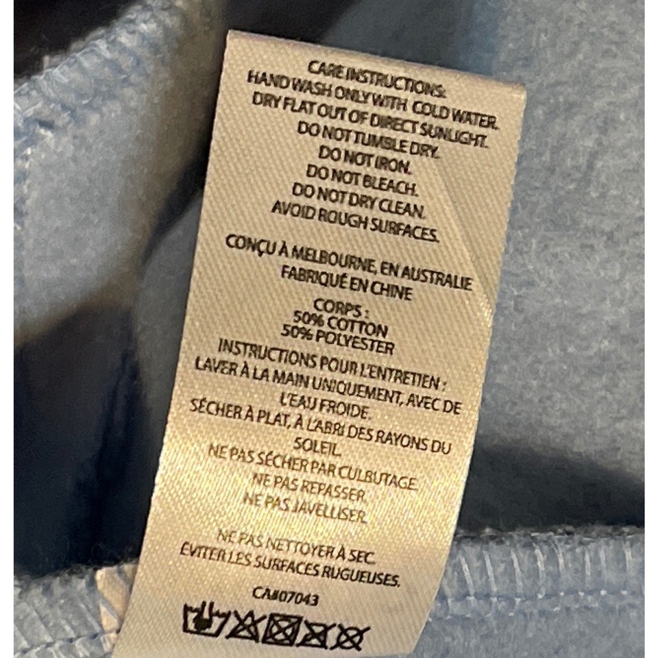 Wilo The Label Club Wilo Hoodie Blue Peach Heart Graphic Sweatshirt ...