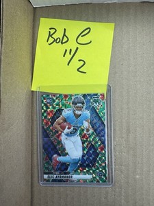 2025 Mosaic Christmas Cookie SSP Elic Ayomanor Rookie Tennessee Titans #333