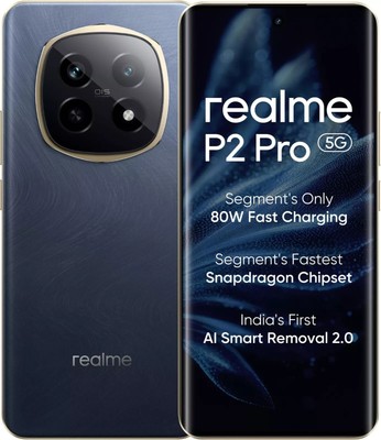 realme P2 Pro 5G (grau 128GB 8GB RAM) 7s Gen2 Prozessor 6,7'' Global Version
