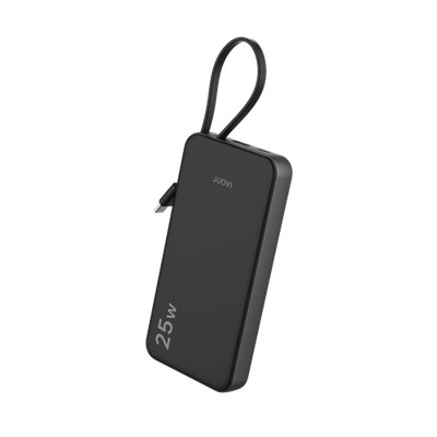 Power Bank 10000mAh 25W Charging Portable External Battery Backup with USB Cable