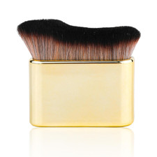 Gold Self Tanning Brush - Flawless Applicator for Face  Body