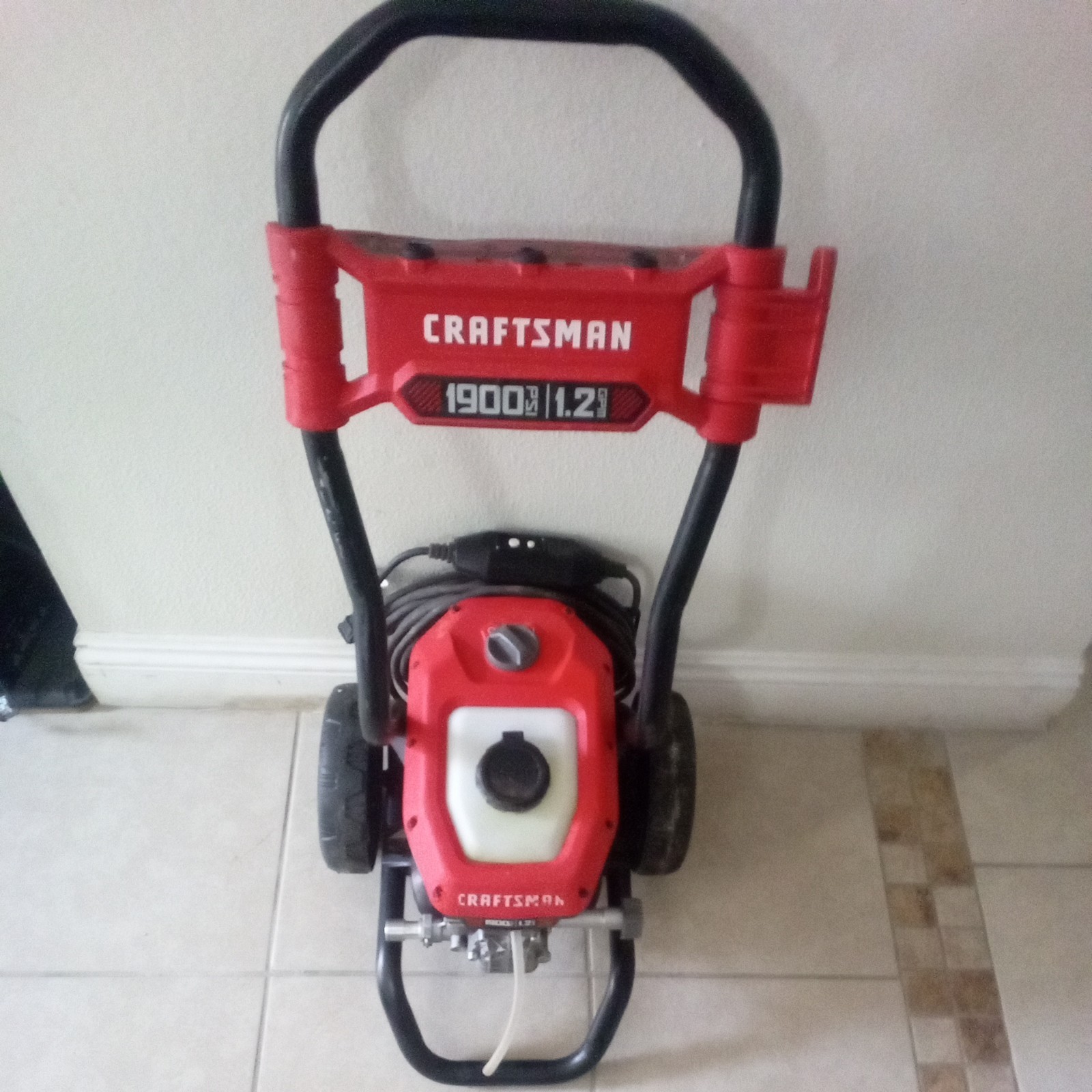 Craftsman CMEPW1900 Pressure Washer, 1.2 GPM,1900 Max PSI, For Parts ...