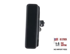 APA Replacement Smooth Black Front Outer Door Handle for 1992-2005 Driver Side