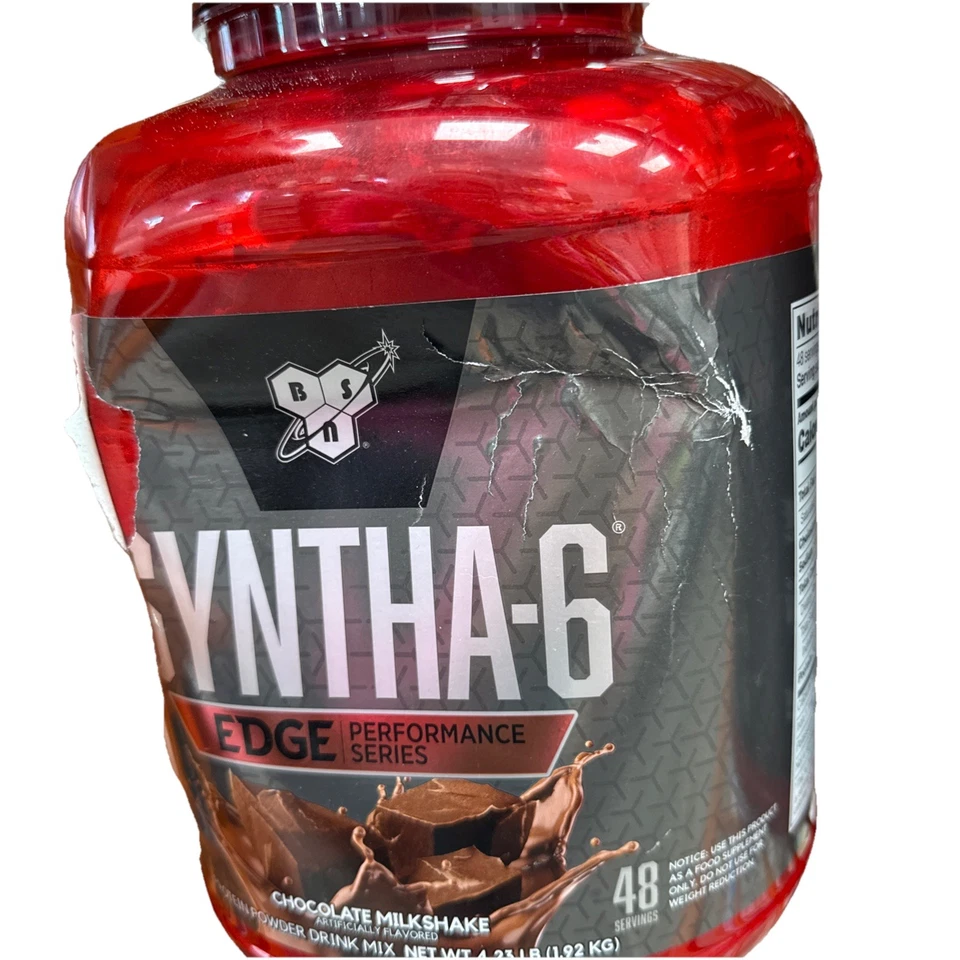 Proteína en polvo para batido BSN Syntha-6, chocolate - ¡5 lb dañada!!exp-2027 Foto 2 de 4