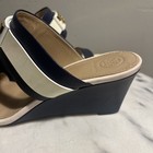 Tory Burch T Logo Wedge Strap Sandals Shoes Size 8.5 M — photo 5