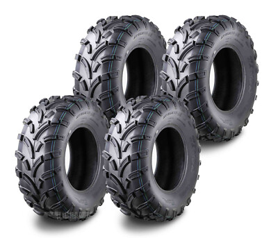 (4) 25x10-12 25x10x12 High Load Capacity ATV Tires for 09-13 Honda Big Red MUV