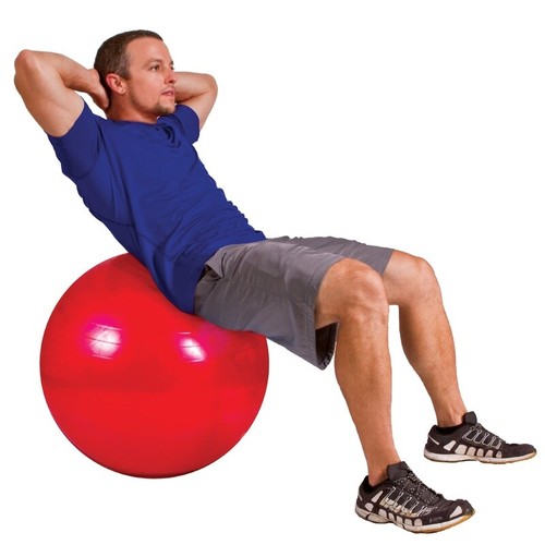 Stability Ball W/ Pump Exercise Equipment Balance Core Strength Training New - Picture 4 of 8