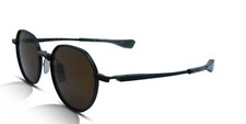 Dita Vers One DTS150-A-03 Black Iron/Antique Silver/Brown Sunglasses