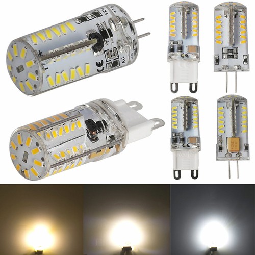 Silicone Crystal Mini G4 G9 6W LED Bulbs 3014 SMD Light Lamp 12V 110V 220V RC90 - Picture 1 of 12