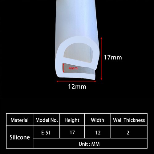 E-Type Silicone Sealing Strip High Temperature Resistant Steam Cabinet Oven Seal - Picture 59 of 69