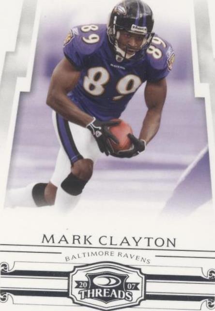 2007 Donruss Threads Mark Clayton #61 - 1 of 2