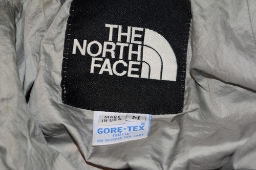 Vtg The North Face GoreTex Blue Windbreaker Sz Medium Made USA Black/White Label - Picture 9 of 12