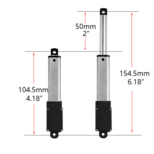 12V Micro Mini Linearmotor 6.4N 32N 188N Linearantrieb Elektrischer 10~100MM - Bild 37 von 49