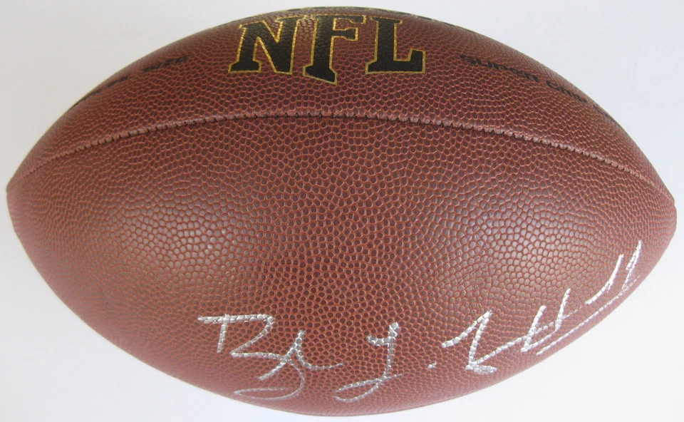 Brandon LaFell Patriots Panthers LSU Tigers signed autographed football proof - Image 2 of 2