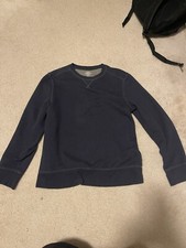 G.h Bass And Co Navy Blue Crew Neck Sweatshirt Very Good Quality Size Medium