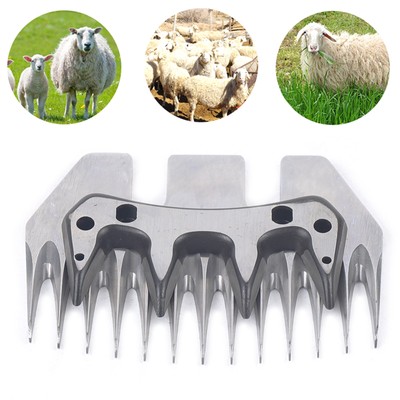 Straight Teeth Sheep Shearing Clipper Blade Electric Wool Comb Cutter Goats