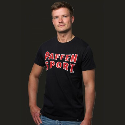 Paffen Sport Basic T-shirt. 100% Baumwolle. Ideal für Freizeit u. Training,Boxen