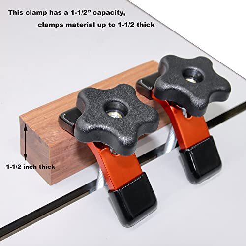 2 Pack Mini Hold Down Clamps Kit, 31/3” L x 1” Width TTrack CNC