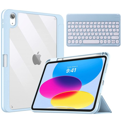 For iPad 10th Generation 10.9inch 2022 Smart Keyboard Tablet Case Cover+Mouse - Picture 27 of 75