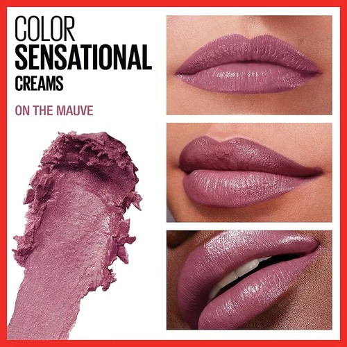 Maybelline Color Sensational Lipstick, Cream Finish, 445 On the Mauve 0.15 Oz - Picture 3 of 8
