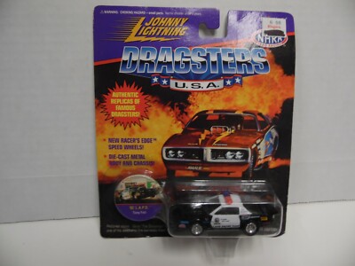 Johnny Lightning Dragsters USA 92 LAPD Tony Foti Black & White 060719AMCAR