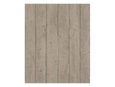 Realistic Wood Plank Wallpaper - Rasch 437218 - Beige Grey Textured Paste Wall