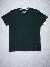 Ralph Lauren Shirt Adult Large Black Sleepwear Soft Cotton PJ Top Casual Mens