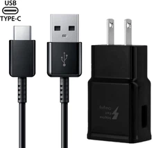 Adaptive Fast Wall Charger + USB Type C Cable For Samsung Galaxy A32 5G / A32 4G