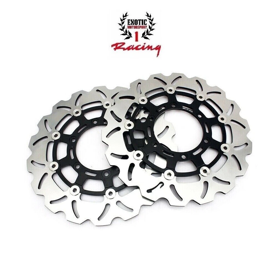 Rotores y pastillas de freno delanteros y traseros Suzuki GSXR 600 750 2011-21 GSXR1000 2012-16 Foto 2 de 4