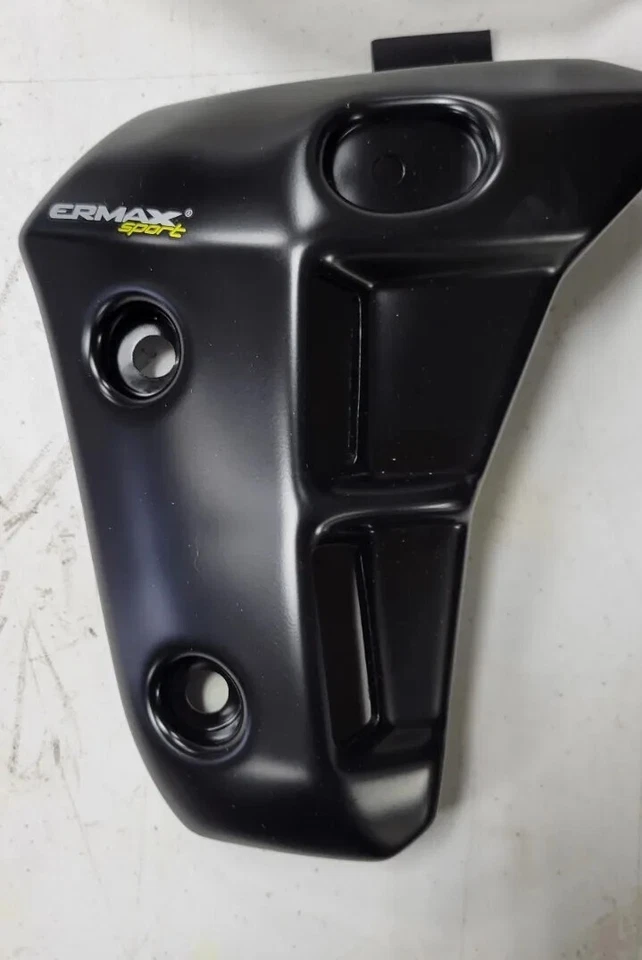 Cuchara de radiador Ermax MT-07 2018-2020 negro satinado Foto 2 de 4