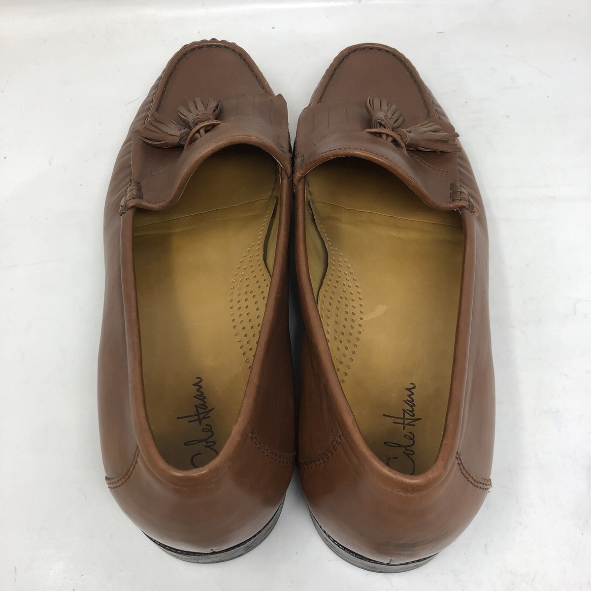Cole Haan kiltie tassell loafers brown 11 med Cole Haan Loafers Tassel Brown - Etsy main image 3