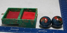 Chinese Baoding Balls Cloisonne Meditation Stress Relief Chime Massage Hand