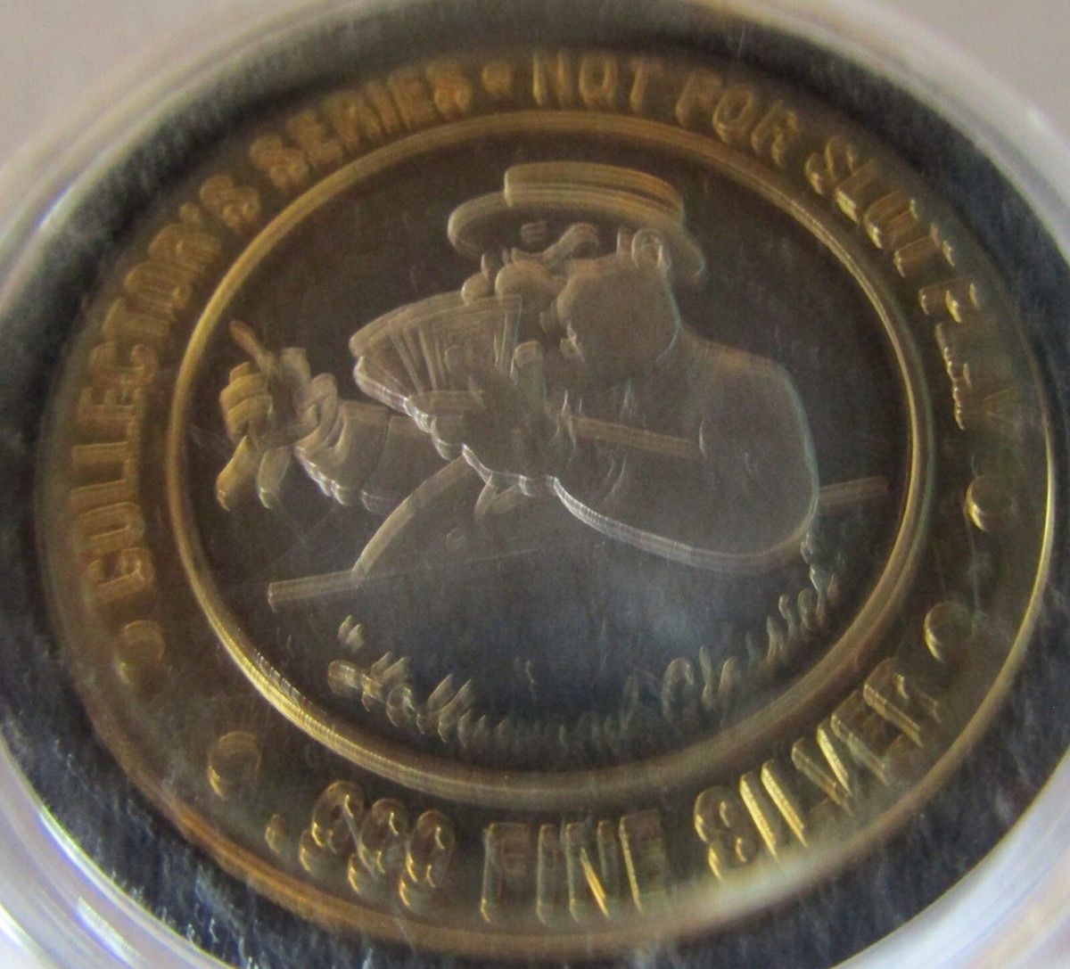 トランプ大統領　トランプキャッスル　カジノチップ Trump Castle Casino Atlantic City $10 W. C. Fields .999