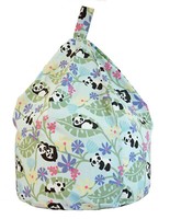 Large Purple Panda Bean Bag With Beans By Bean Lazy