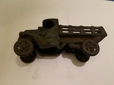 1930's Cast Iron 4 5/8  Toy Mack Stake Bed Truck AC Williams Arcade