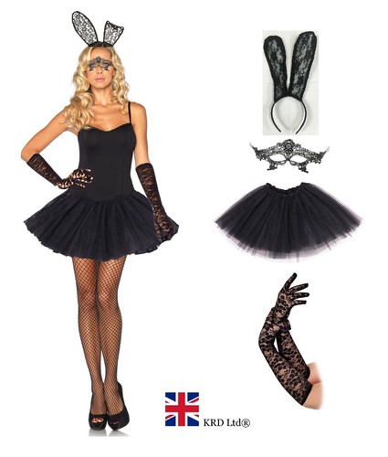 Sexy Costume da Coniglietta Tutu Adulto Donna Coniglio Costume Cosplay  PASQUA LOTTO REGNO UNITO | eBay