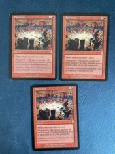 MTG 3X ODYSSEY EPICENTER MAGIC THE GATHERING RARE ENGLISH ENCHANTMENT RED RARE